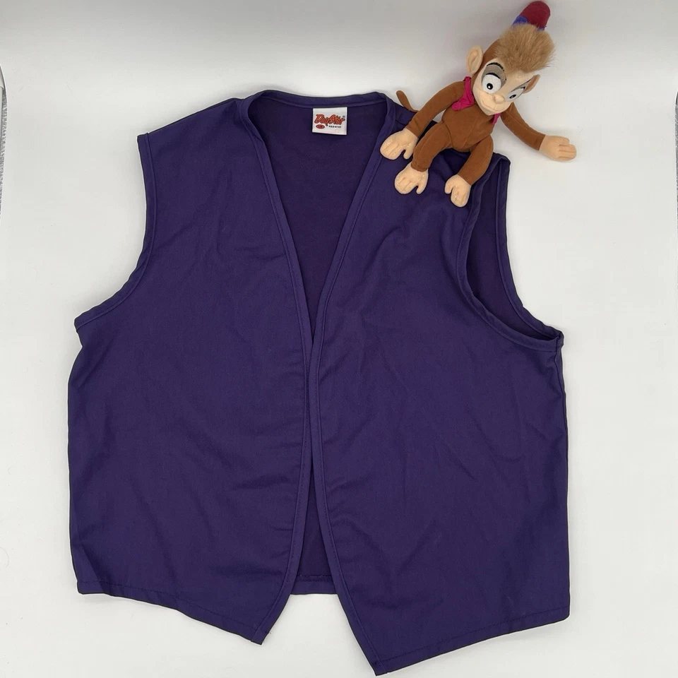 Chaleco Aladdin con Abu cosido al hombro Daystar púrpura 740NP Halloween ¡¡Envío rápido!!! Foto 1 de 4