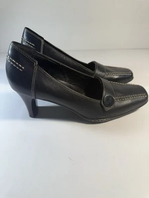 Zapatos de vestir George Comfort para mujer con tacón negros talla 7 Foto 1 de 4