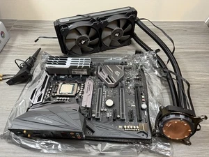 Intel Core i7-8086k ASUS ROG Maximus X Hero G.SKILL TridentZ 32GB Corsair Hydro - Picture 1 of 8