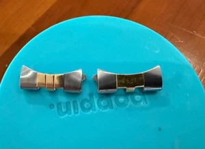 Rolex 450 Endglieder Paar für 1675 16753 Uhr 20mm Stahl und Gold Endstück - Bild 1 von 9