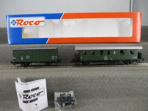 Roco Spur H0 44165 Bauzugwagen Set 2-teilig der DB in OVP - Bild 1 von 7