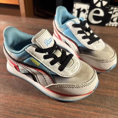 Zapatos deportivos Puma azul/naranja talla 7c para niños Foto 1 de 4