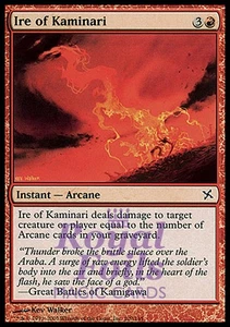 Ire of Kaminari 4x FOIL BOK MTG Betrayers Kamigawa Common 3 MINT + 1 NM red - Picture 1 of 1