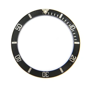 Genuine Rolex Submariner 16610 16800 168000 "Flat 4" Faded Black Bezel Insert - Picture 1 of 4
