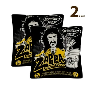 (2er-Pack) Wohnkultur Verstärker Leinen Kissenhülle 18x18 Zoll. Frank Zappa - Bild 1 von 5