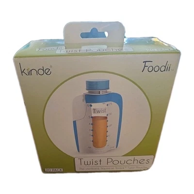 Bolsa giratoria Kiinde 20 unidades tapa leche materna bebé bolsa de almacenamiento de alimentos 6 oz  Foto 1 de 4