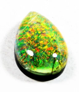 Certified Natural 17.90 Cts Pear Cut Multi Tourmaline Loose Gemstone R201 - Picture 1 of 4