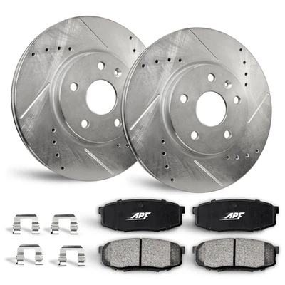 For Ford Taurus (10) Front Brake Kit Rotors+Pads Foto 1 de 4