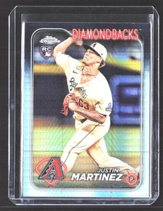 2024 Topps Chrome Justin Martinez #159 Prism Refractor Arizona Diamondbacks - Picture 1 of 2