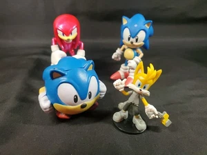 JAKKS Sega Sonic The Hedgehog Knuckles Poseable Shiny Plastic Mixed Lot  - Bild 1 von 7