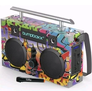 BUMPBOXX ULTRA PLUS + Graffiti Bluetooth Rechargeable Battery Boombox w/Mic - Picture 1 of 1