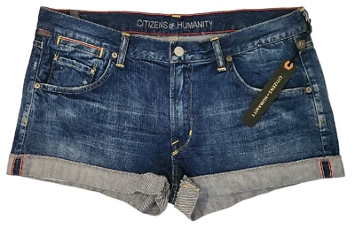 Pantalones Cortos de Denim Citizens of Humanity Wyatt Calce Suelto - Talla 31 Foto 1 de 4