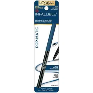 L'OREAL PARIS - INFALLIBLE POP MATIC MECHANICAL EYELINER - DEEP INDIGO 516 - Picture 1 of 1