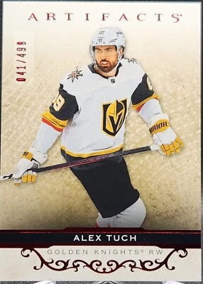 2021-22 Upper Deck Artifacts Alex Tuch #2 Ruby /499 Las Vegas Golden Knights - Image 1 of 2