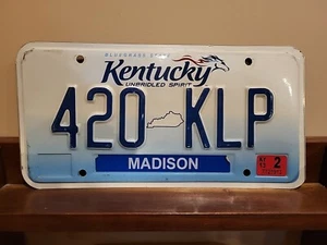 Kentucky License Plate Unbridled Spirit 420 Pot Grass Weed # 420 KLP - Picture 1 of 16