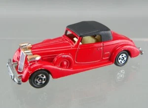 Vintage 1978 Tomica Tomy No.F52 S=1/72 Diecast Red Packard Coupe Roadster Japan - Picture 1 of 7