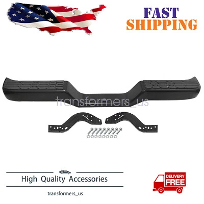 Conjunto de parachoques trasero negro para camioneta Toyota 1989 1990 1991-1995 TO1102222 Foto 1 de 4