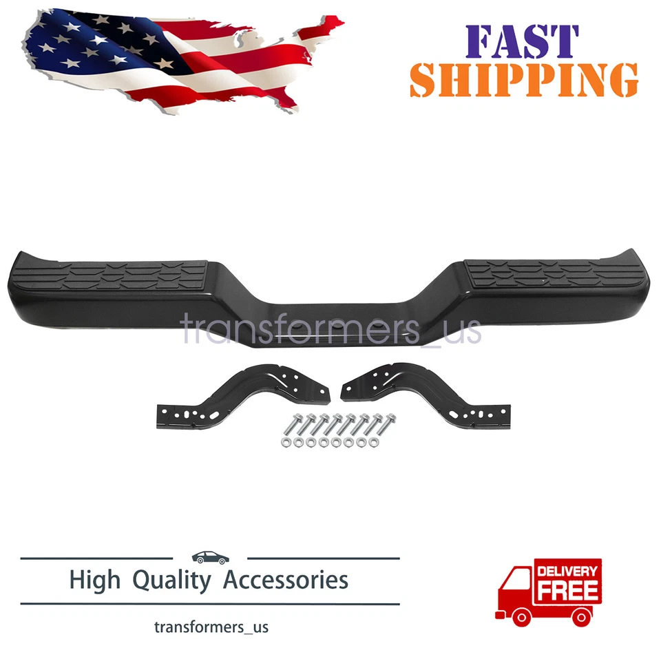 Conjunto de parachoques trasero negro para camioneta Toyota 1989 1990 1991-1995 TO1102222 Foto 1 de 4