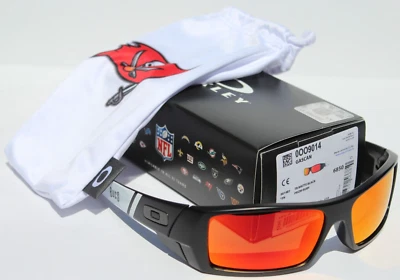 Очки солнцезащитные OAKLEY Gascan NFL Tampa Bay Buccaneers черные/призматические рубиновые НОВЫЕ OO9014-B1 - Изображение 1 из 4