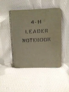 Cuaderno líder 4-H vintage con páginas divisorias - Imagen 1 de 5
