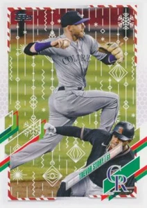2021 Topps Holiday #HW196 TREVOR STORY - Colorado Rockies - Bild 1 von 1