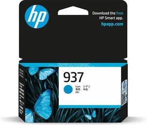 HP 937 Cyan Original Ink Cartridge - Picture 1 of 1
