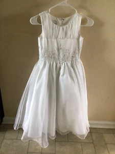 Lauren Marie of Designs by PIERSAN, Inc. Girls SZ 10 First Holy Communion Dress - Picture 1 of 6