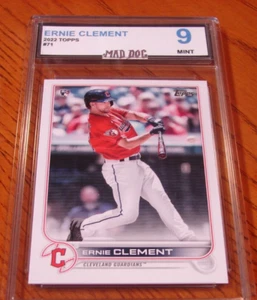 ERNIE CLEMENT Rookie****2022 TOPPS----MINT 9*****GUARDIANS***Mad Dog GRADE - Picture 1 of 2