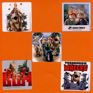 10 Lego Jurassic World - Large Stickers - Party Favors - Rewards - Dinosaurs - Picture 1 of 1