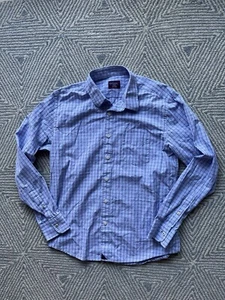 UNTUCKit Langarmhemd mit Knöpfen - blau/lila - Medium Slim Fit - Bild 1 von 5