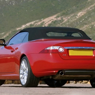 Techo convertible Jaguar XK8/XKR 1997-2006, gris beige alemán A5 Foto 1 de 2