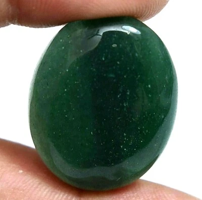 37.60 Ct Natural African Green Serpentine Top Quality Cabochon Gemstone !! - Image 1 of 4