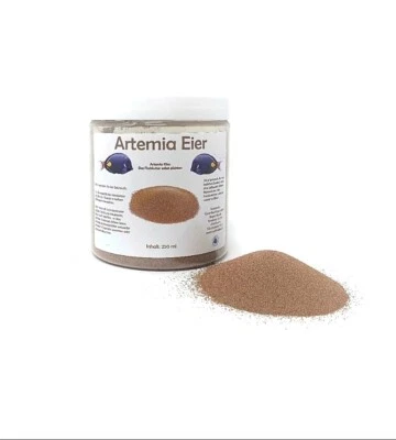 Coral Reef Artemia Eier 90-95% Schlupf 250ml - Aufzuchtfutter Zucht Aquarium