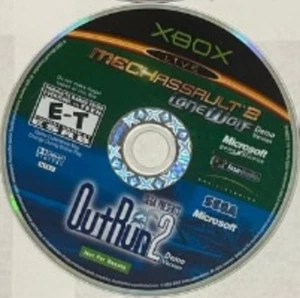 MechAssault 2 LoneWolf + OutRun 2 XBOX Live Demo Game - Disc Only - Picture 1 of 1