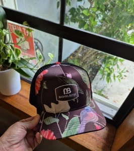 Cappello tropicale Michael Better 7 Betterman Snapback Trucker Cap Bird of Paradise - Foto 1 di 17