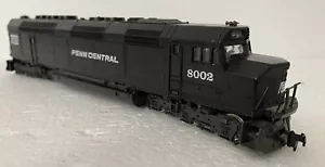 HO PENN CENTRAL #8002 DIESEL LOCOMOTIVE FP-45 POWERED. RUNS GREAT FWD & REVERSE. - Picture 1 of 8
