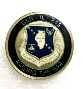 Air Force GLR-IL-245 Command Challenge Coin - Illinois Wing Group 22 Encampment - Picture 1 of 3