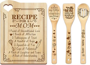 Mothers Day Mom Gifts from Daughter, Gift for Mom from Son, Mother Kitchen Cutti - Picture 1 of 6