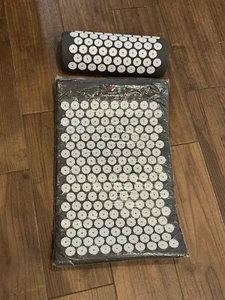 Acupressure Mat and Pillow Set for Back/Neck Pain Relief and Muscle Relaxation - Picture 1 of 5