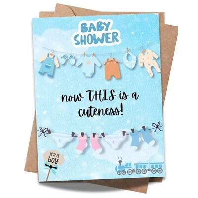 Baby Shower Card for Friends & Family – Now THIS is a Cuteness! - Image 1 of 4