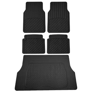 FH Group Universal Car Rubber Floor Mats Heavy Duty All Weather Mats - Picture 1 of 26