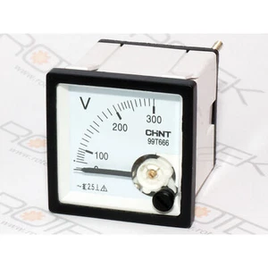 Voltmeter Panelmeter 230V 300V AC 48x48mm Spannung Wechselspannung Generator - Bild 1 von 1
