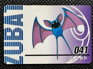 Zubat 041 Vintage Mini Carddass Animation Ver Tarjeta Pokémon Japonesa NNINTENDO - Imagen 1 de 10