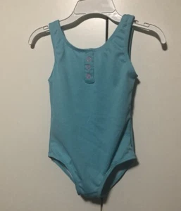 Turquoise One-Piece Swimsuit Girls size 6 - Picture 1 of 2