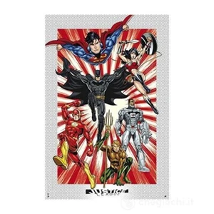 Póster 2018 DC COMICS LIGA DE LA JUSTICIA importación europea 36" x 24" (91,5 x 61 cm) Batman - Imagen 1 de 2