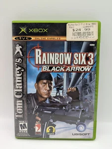 Tom Clancy's Rainbow Six 3 Black Arrow (Xbox, 2004) GOOD W/MANUAL! - Picture 1 of 5