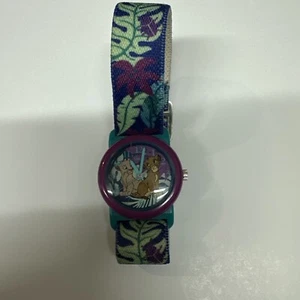 Vintage 1990s Disney TIMEX Teal/Purple Original Lion King Watch (Working) - Picture 1 of 4