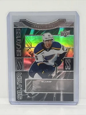 St. Louis Blues - Jordan Kyrou - 23/24 UD Extended - Silver Skates Die Cut - Image 1 of 2