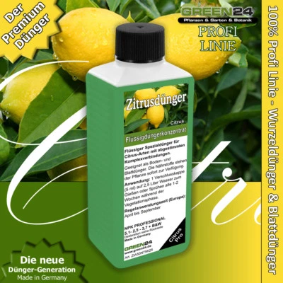 GREEN24 Zitrus-Dünger Citrus NPK Dünger für Zitronen Apfelsinen Kumquat Pflanzen