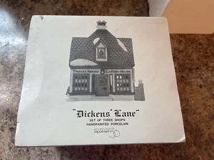 Dept 56 Dickens Village THOMAS KERSEY CAFFETTERIA 6507-2 Ritirato 1986 - Foto 1 di 3
